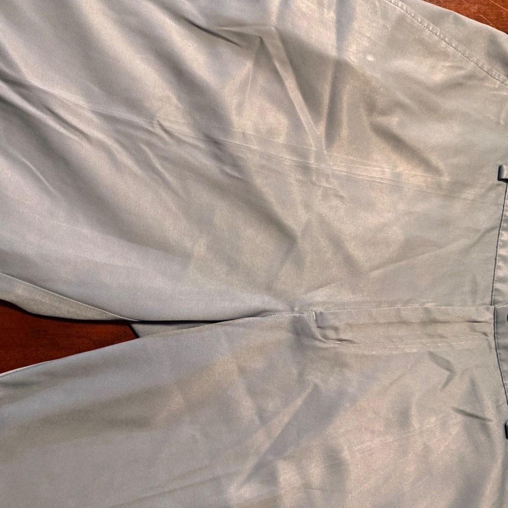 Nike Golf Shorts Men's 36 Gr blue Flat‎ Front Dri-Fit Polyester Spandex Athletic - Picture 2 of 8